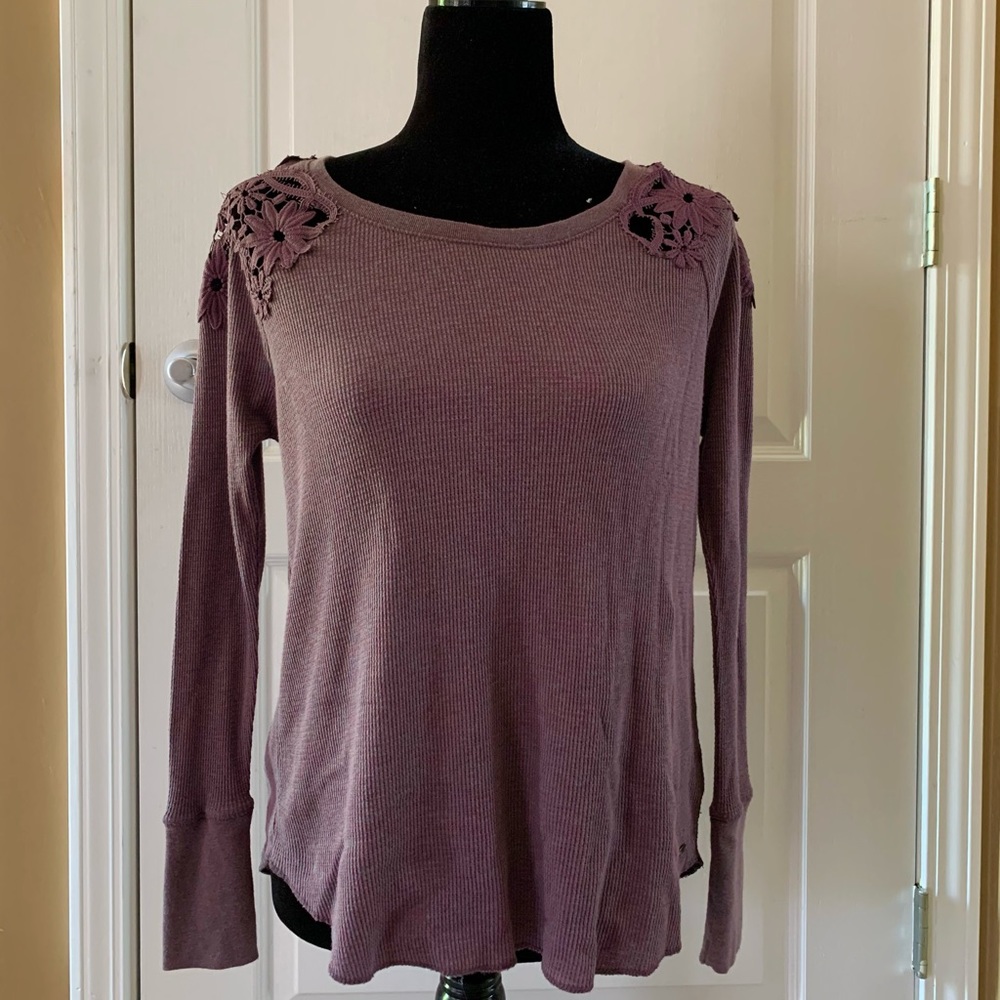 American Eagle Outfitters Purple Long Sleeve